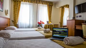 Minibar, desk, blackout curtains, soundproofing