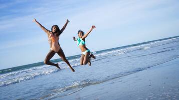 On the beach