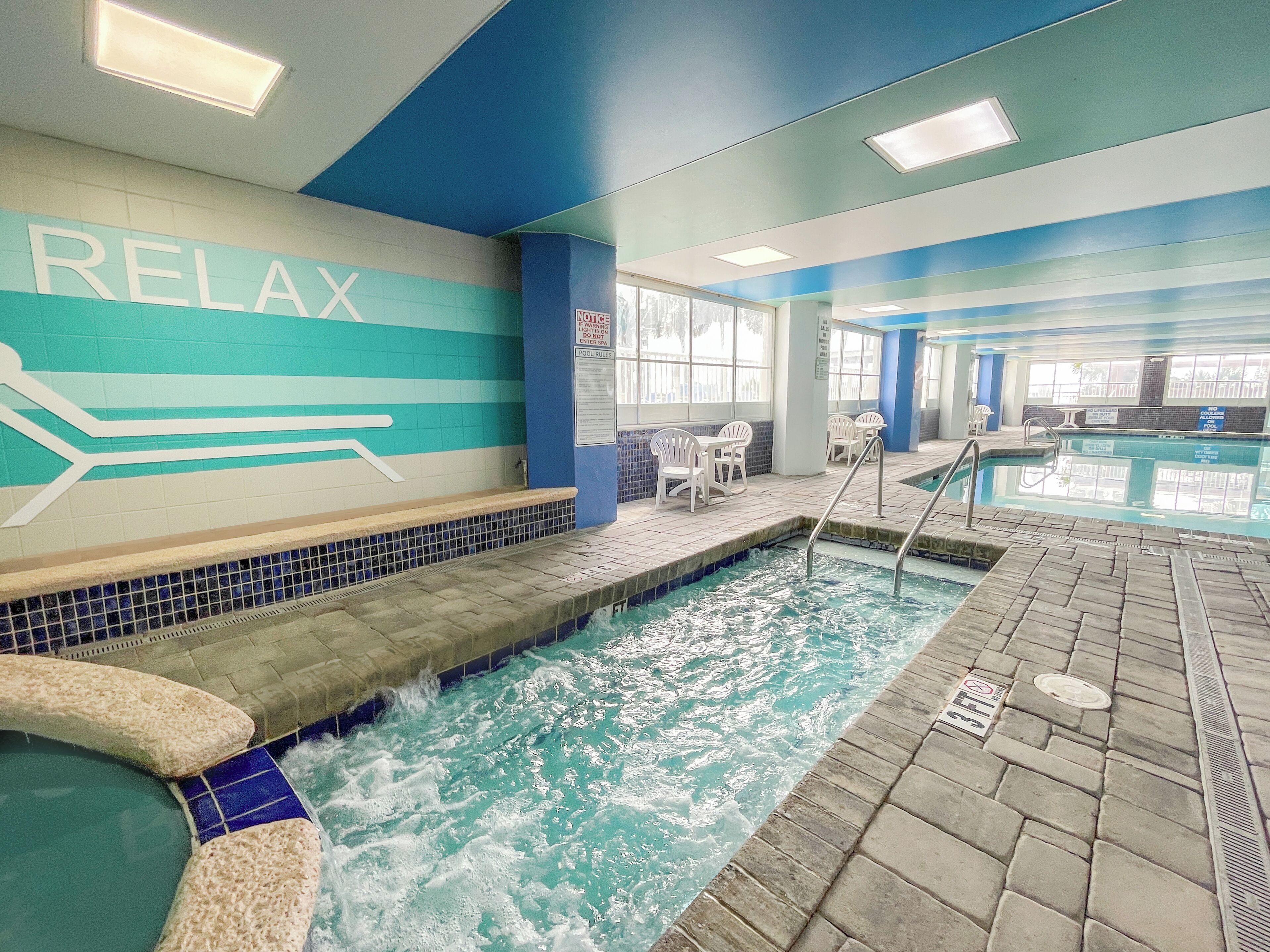 Bain à remous intérieur