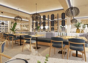 Breakfast, lunch, dinner served; international cuisine  - voco Surfside Aruba by IHG (Oranjestad)