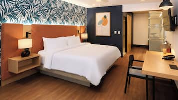 In-room safe, desk, blackout curtains, iron/ironing board