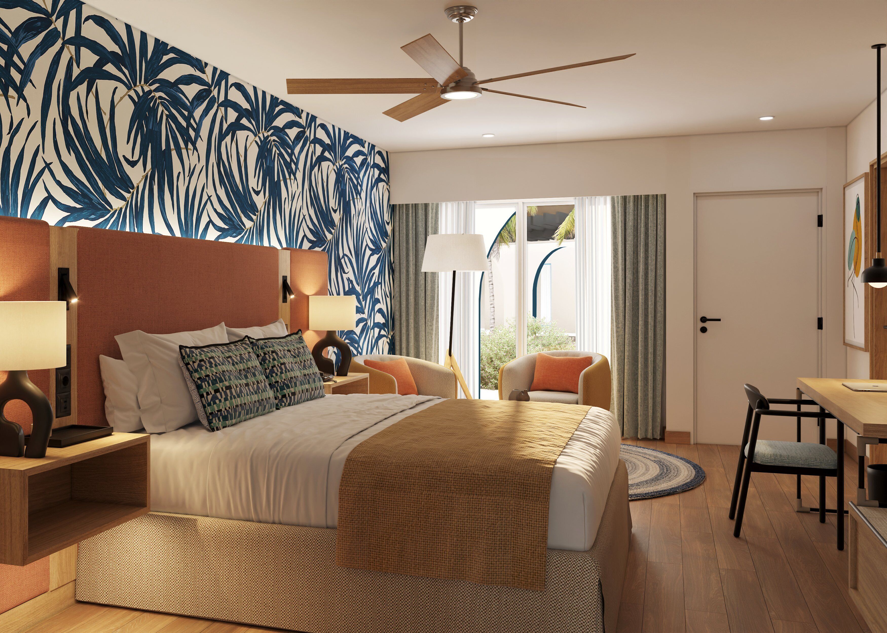 In-room safe, desk, blackout drapes, iron/ironing board