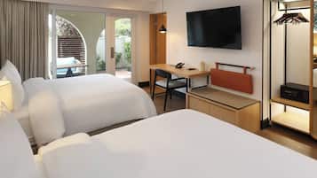 Standardzimmer, 2 Queen-Betten, Stadtblick | Zimmersafe, Schreibtisch, Verdunkelungsvorhänge, Bügeleisen/Bügelbrett