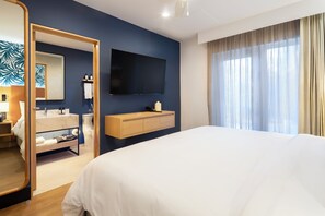 Suite, 1 Bedroom | In-room safe, desk, blackout drapes, iron/ironing board - voco Surfside Aruba by IHG (Oranjestad)