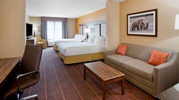 Premium bedding, in-room safe, desk, iron/ironing board