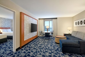 1 quarto, roupas de cama premium, camas com colchões pillow-top