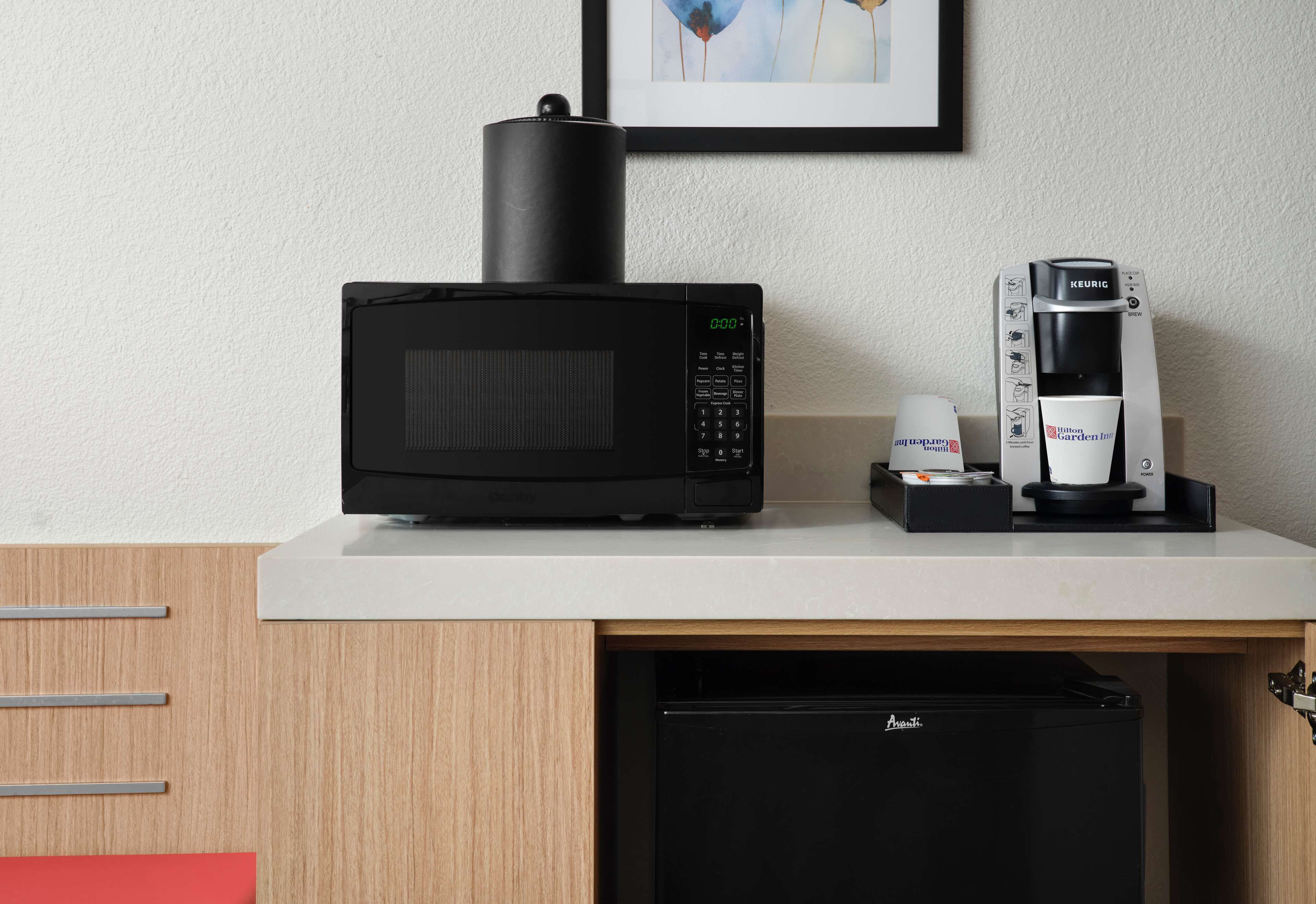 premium bedding, desk, blackout curtains, iron/ironing board