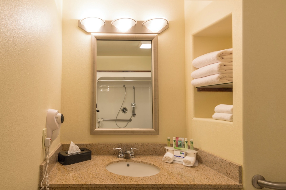 Standard Room, 2 Queen Beds, Accessible (Mobility, Roll-In Shower) | 1 bedroom, premium bedding, pillow-top beds, desk