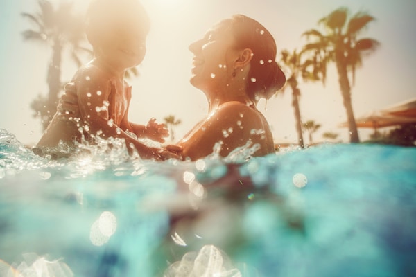 Outdoor pool, open 7:00 AM to 11:00 PM, sun loungers
