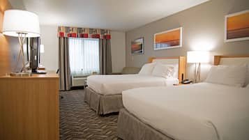 Suite, 2 Queen Beds | In-room safe, desk, iron/ironing board, cots/infant beds
