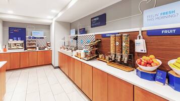 Free daily buffet breakfast