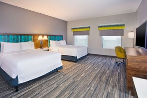 Room, 2 Queen Beds, Accessible, Non Smoking | Premium bedding, in-room safe, desk, iron/ironing board