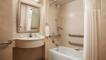 Free toiletries, hair dryer, bathrobes, towels