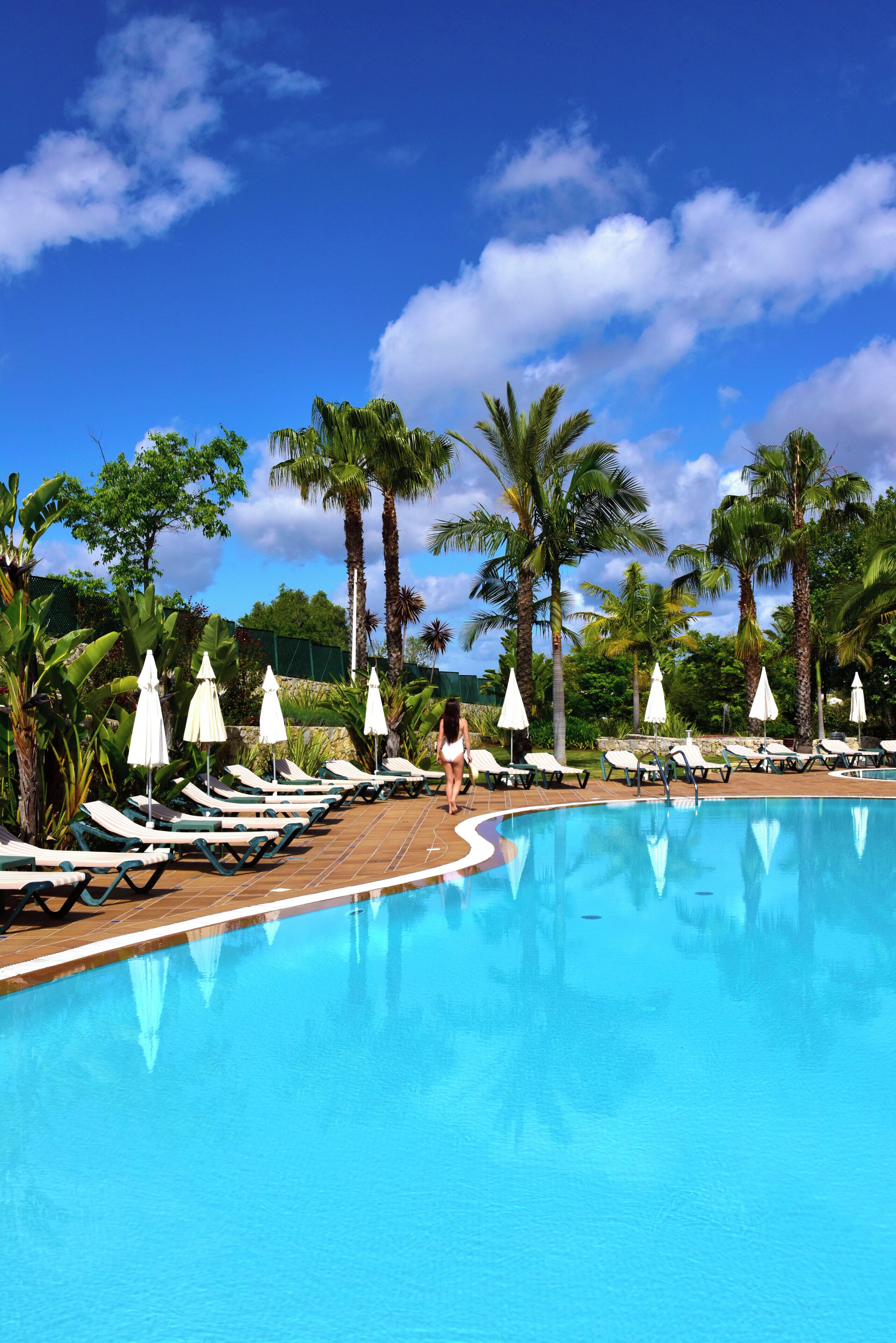 Indoor pool, outdoor pool, sun loungers
