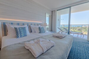 高级公寓, 1 间卧室 | 客房内保险箱、办公桌、遮光窗帘、隔音