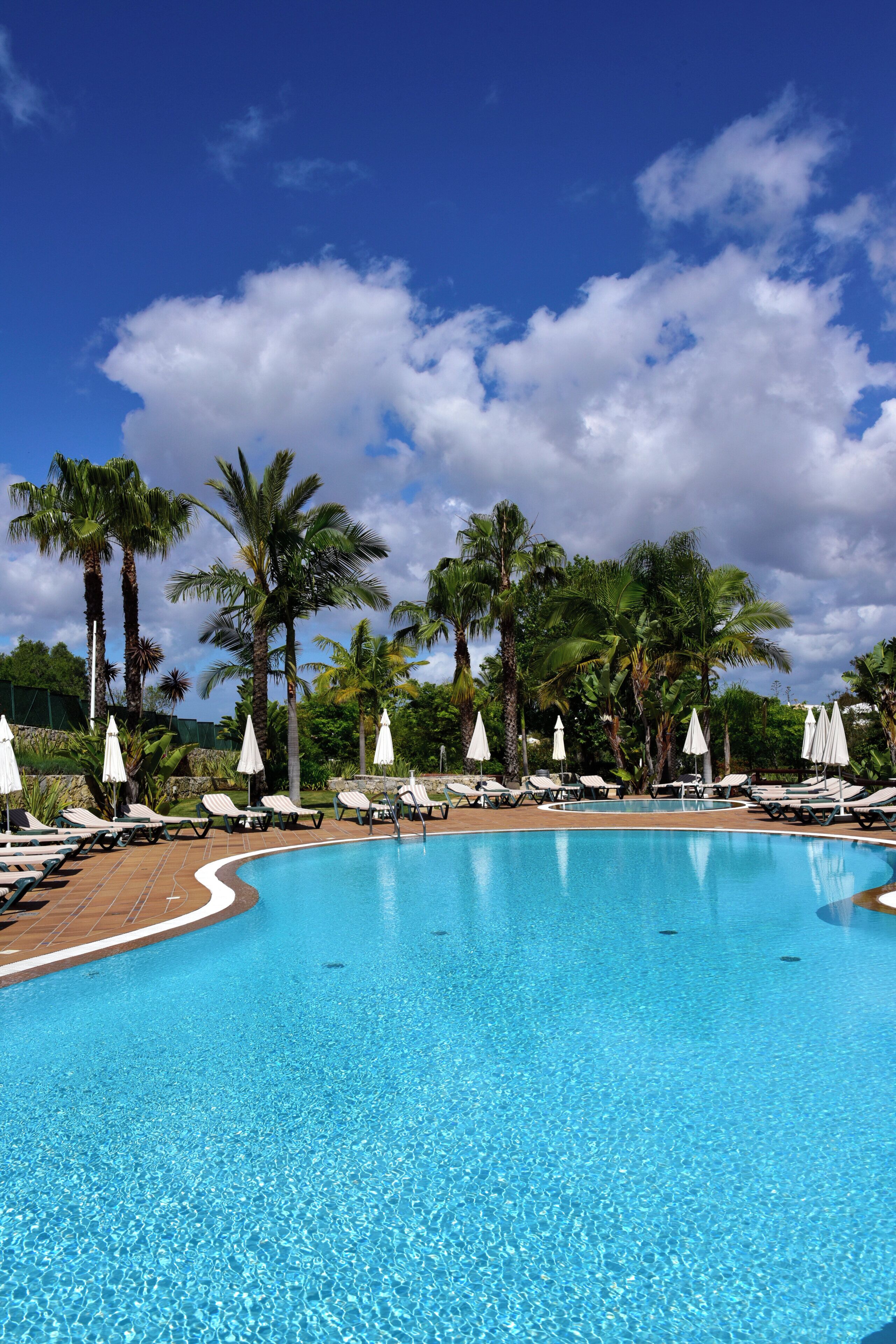 Indoor pool, outdoor pool, sun loungers
