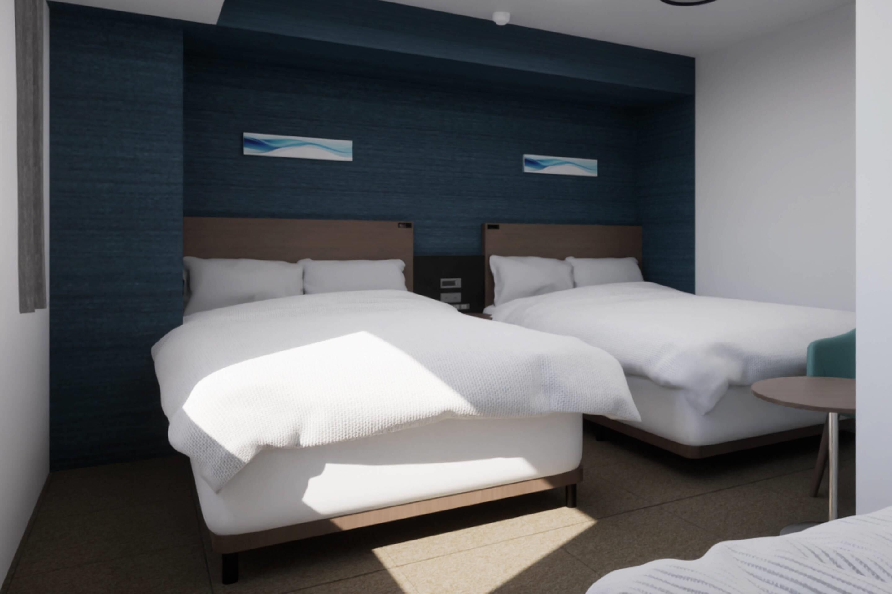 Chambre Standard avec lits jumeaux, 2 lits jumeaux, non-fumeur | Bureau, système d’insonorisation, accès au Wi-Fi (inclus)