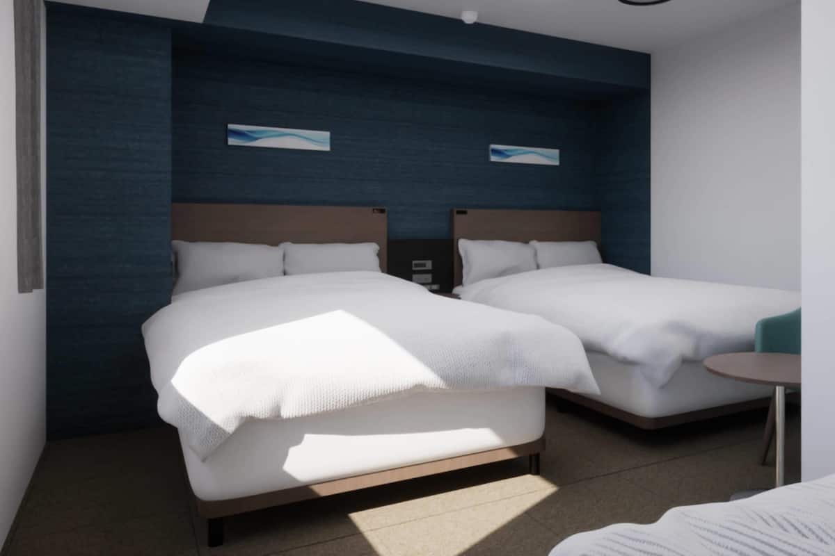 Chambre Standard avec lits jumeaux, 2 lits jumeaux, non-fumeur | Bureau, systĂšme dâinsonorisation, accĂšs au Wi-Fi (inclus)
