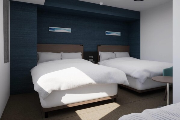 Chambre Standard avec lits jumeaux, 2 lits jumeaux, non-fumeur | Bureau, systĂšme dâinsonorisation, accĂšs au Wi-Fi (inclus)