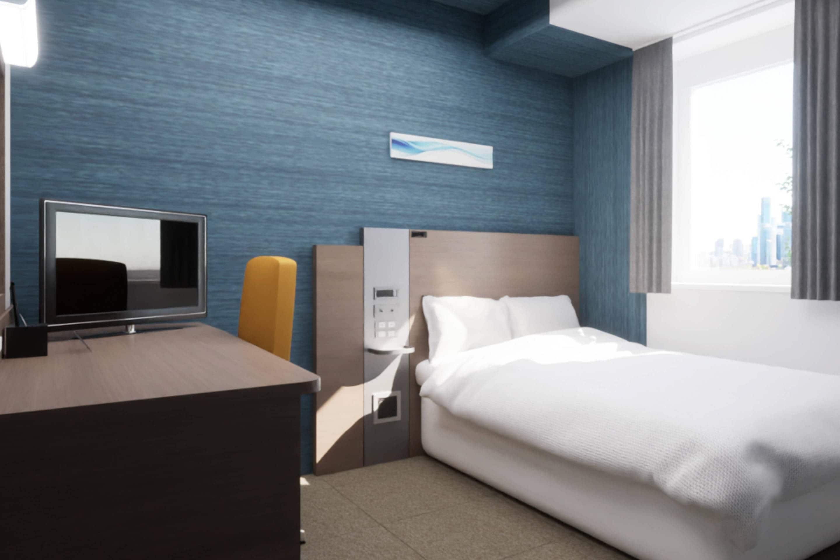 Chambre, 1 lit double, non-fumeur | Bureau, système d’insonorisation, accès au Wi-Fi (inclus)