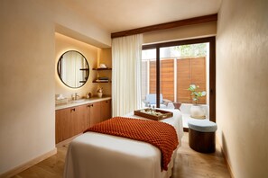 Salas de tratamientos para parejas, sauna, baño turco 