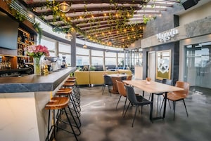 Rooftop bar, alfresco dining, open daily