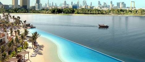 Private beach, beach cabanas, sun-loungers, beach umbrellas