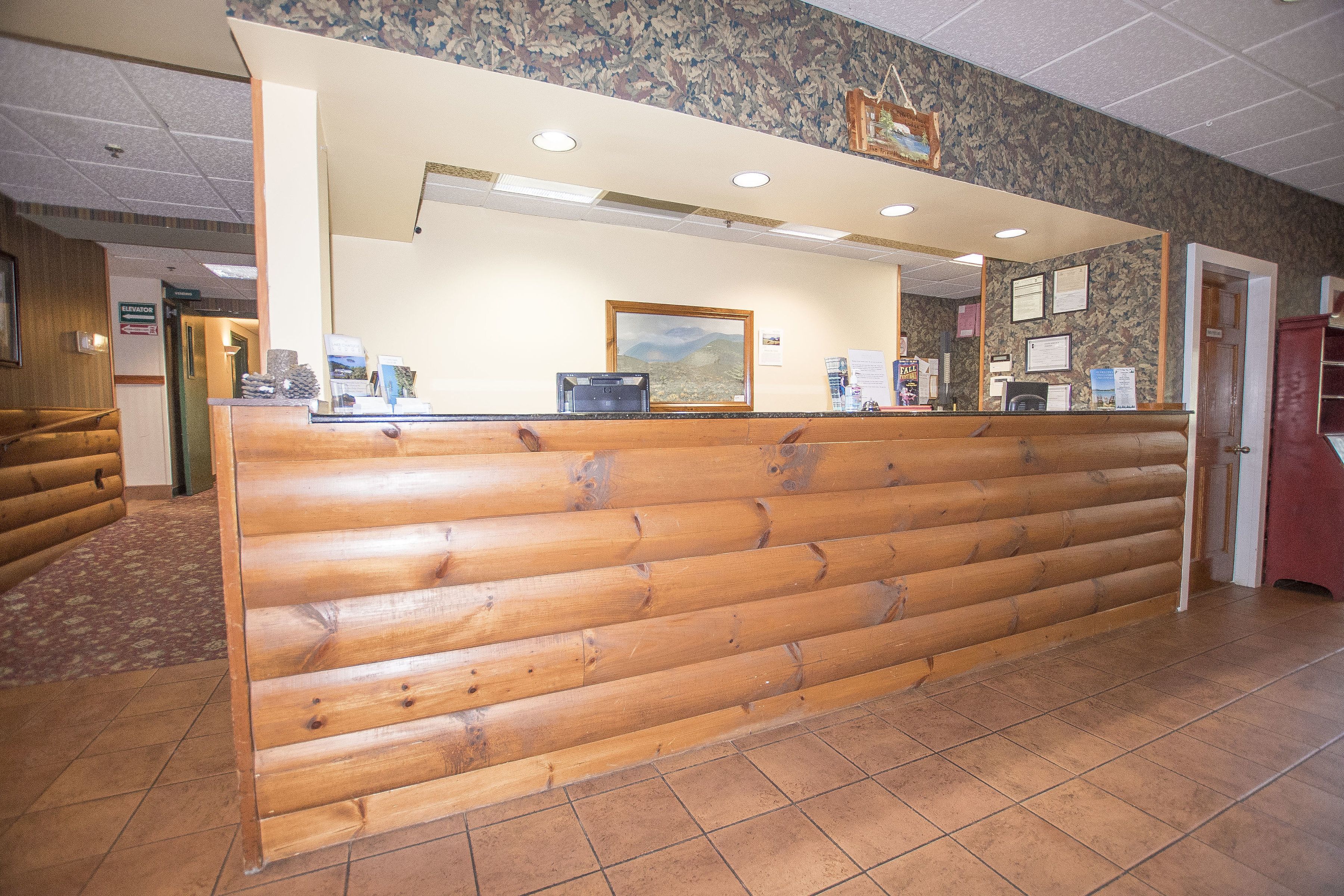 check-in/check-out kiosk