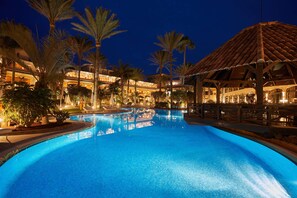Indoor pool, 2 outdoor pools, open 10:00 AM to 6:00 PM, pool umbrellas