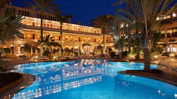 Indoor pool, 2 outdoor pools, open 10:00 AM to 6:00 PM, pool umbrellas