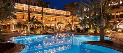 Indoor pool, 2 outdoor pools, open 10:00 AM to 6:00 PM, pool umbrellas