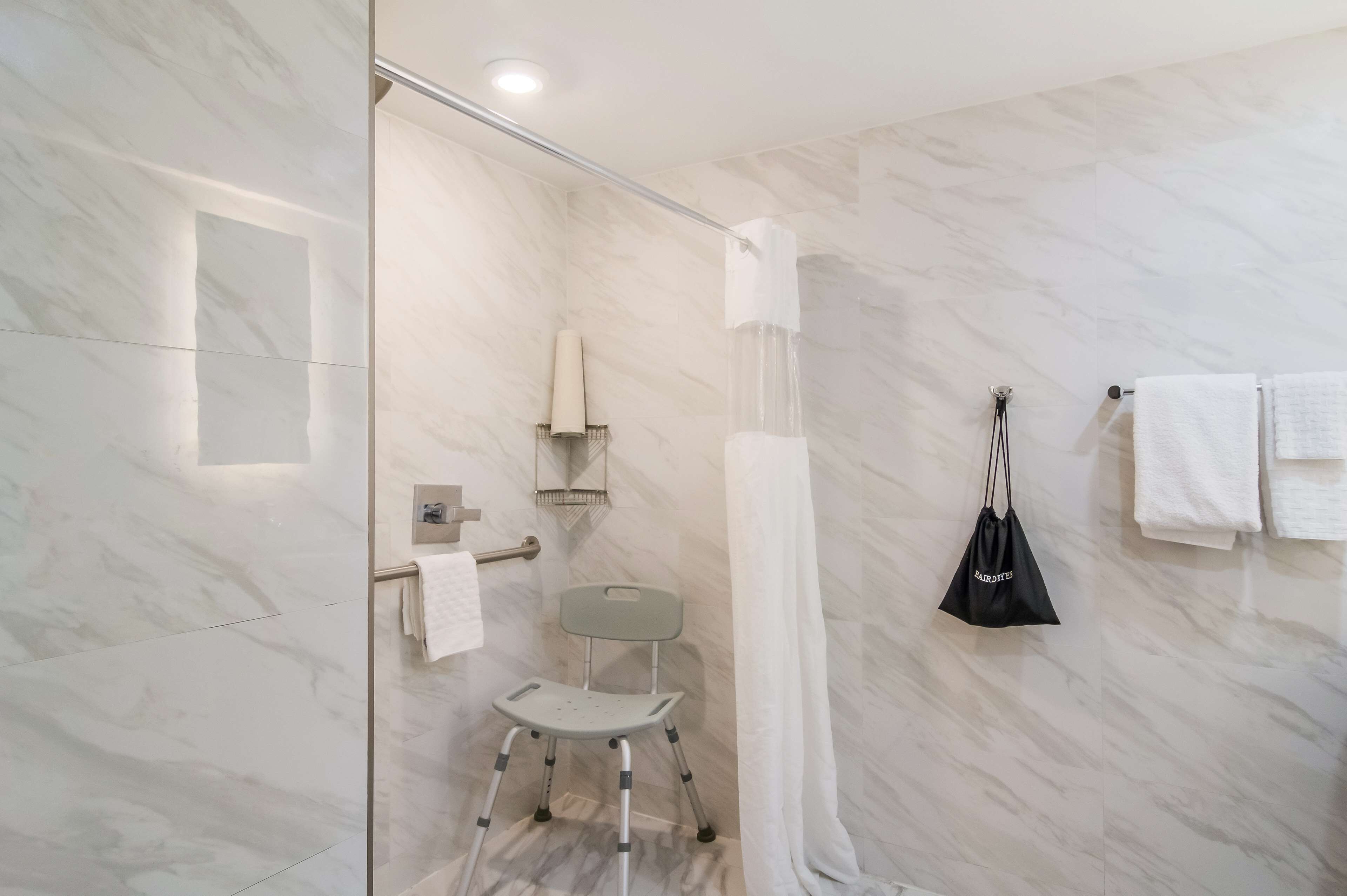 standard room, 2 queen beds, accessible, non smoking | bathroom | free toiletries, hair dryer, towels, soap