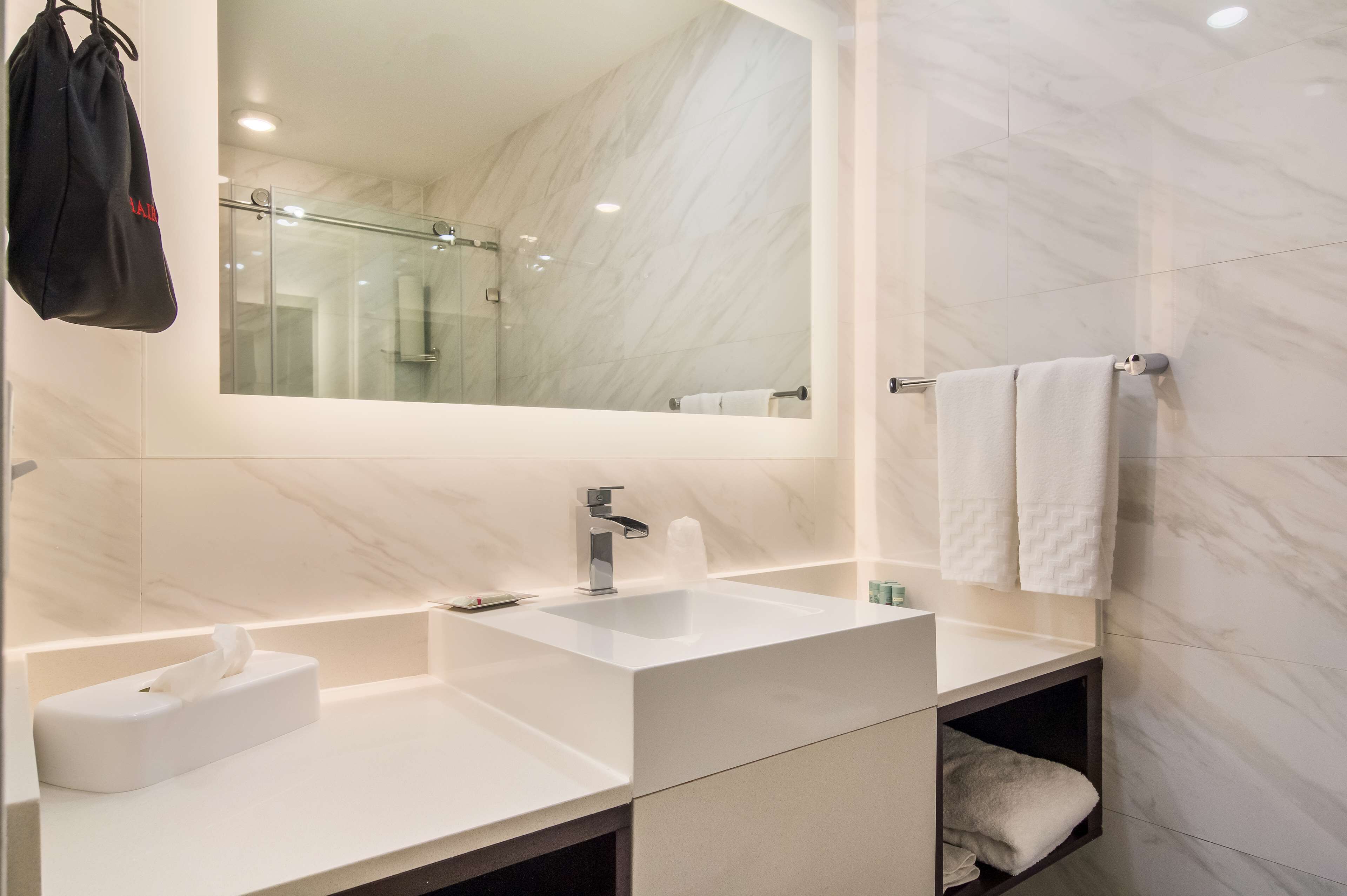 free toiletries, hair dryer, towels, soap