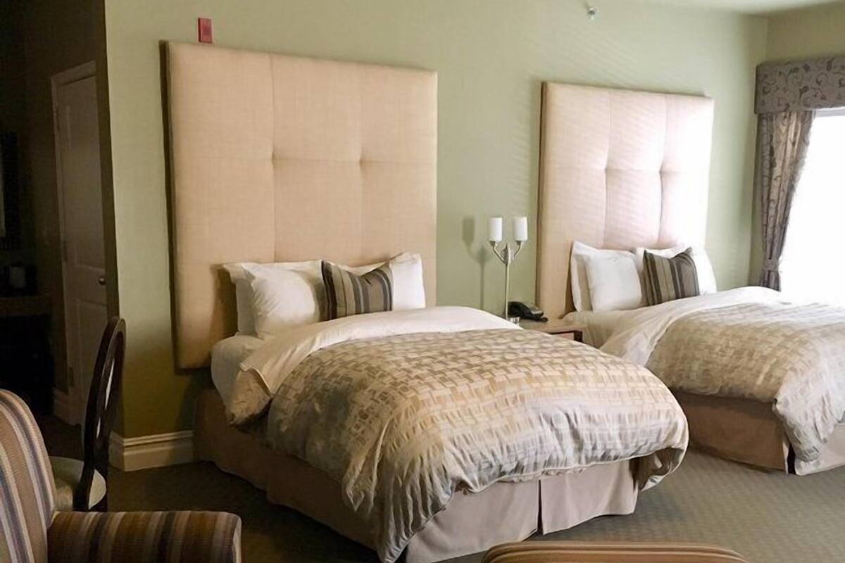 Premium bedding, down comforters, in-room safe, desk