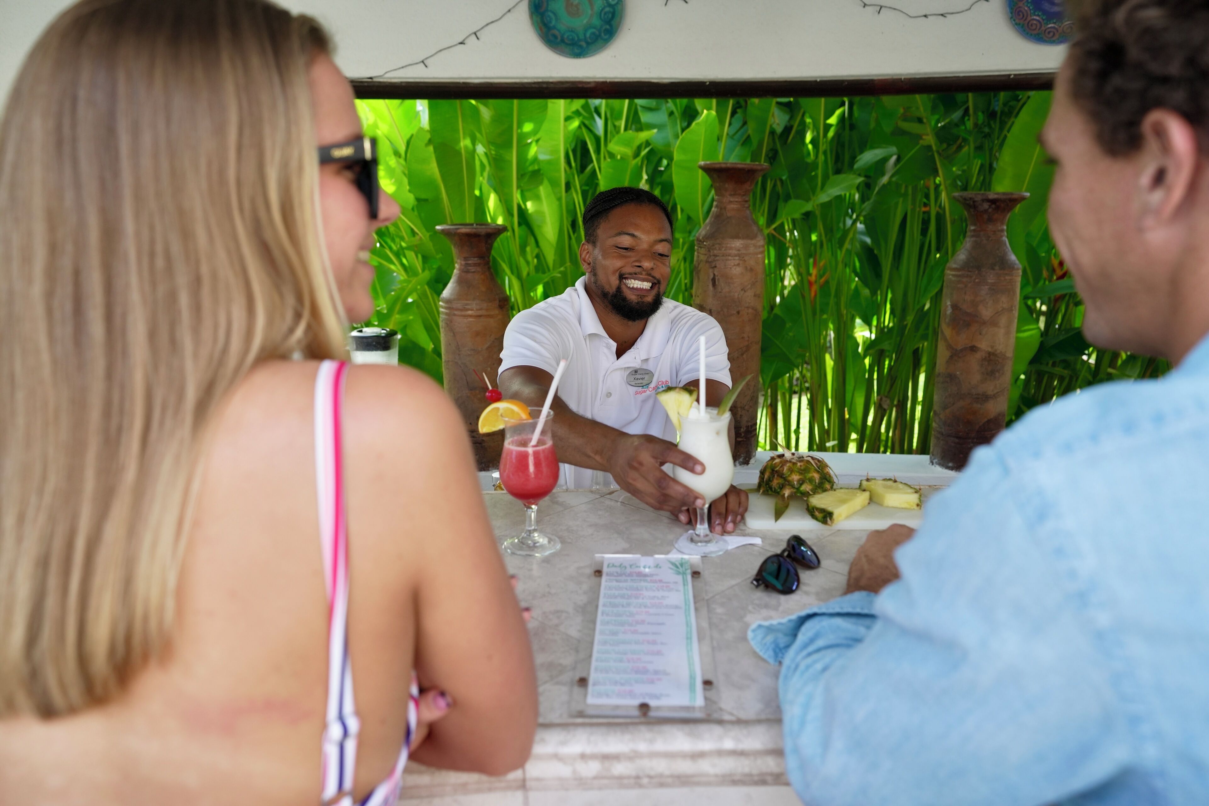 Poolside bar