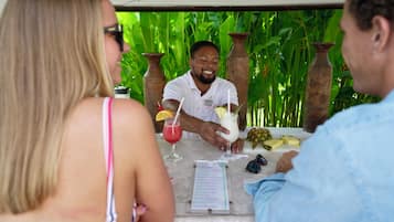 Poolside bar
