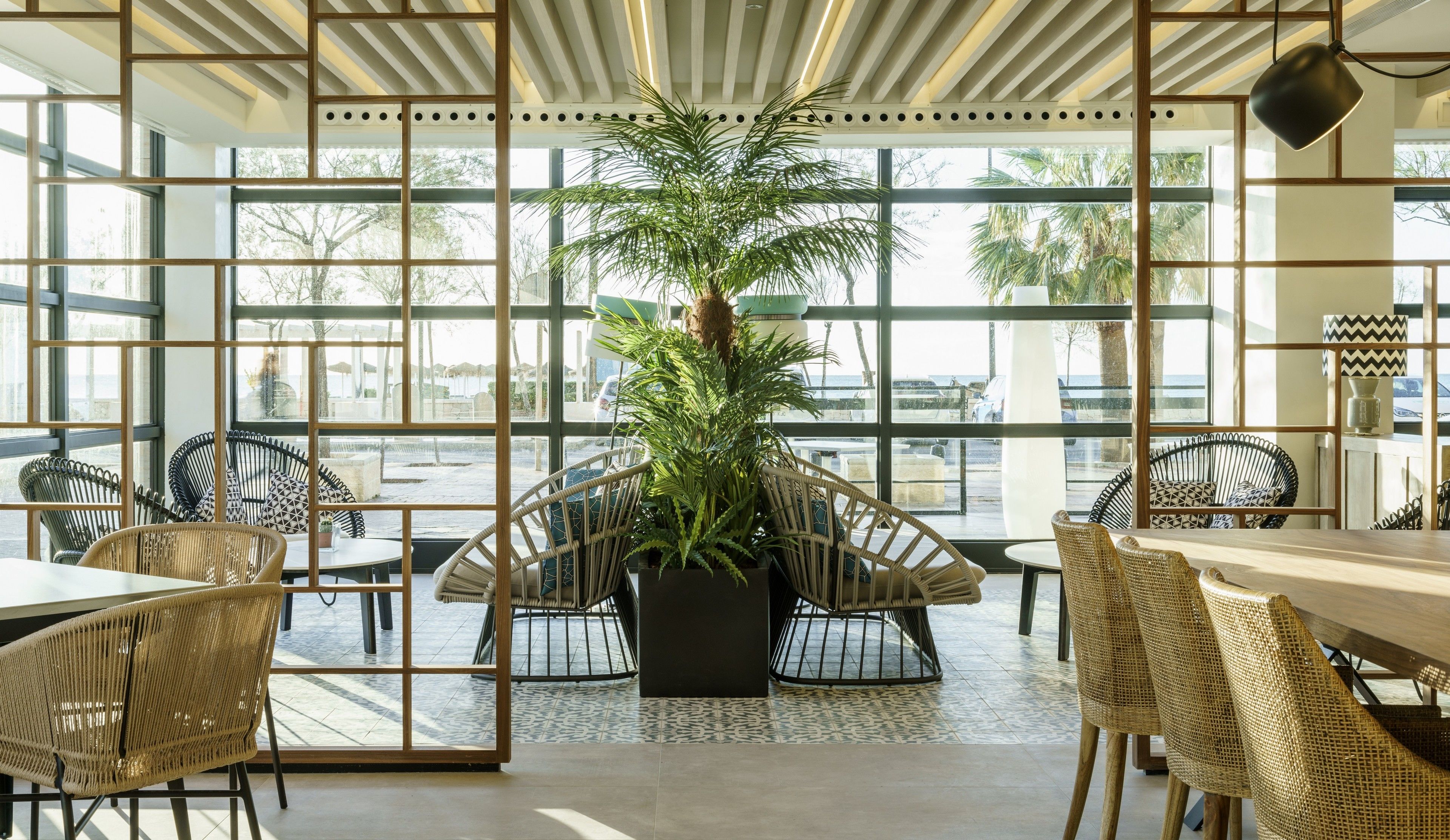 Zona de estar del vestíbulo