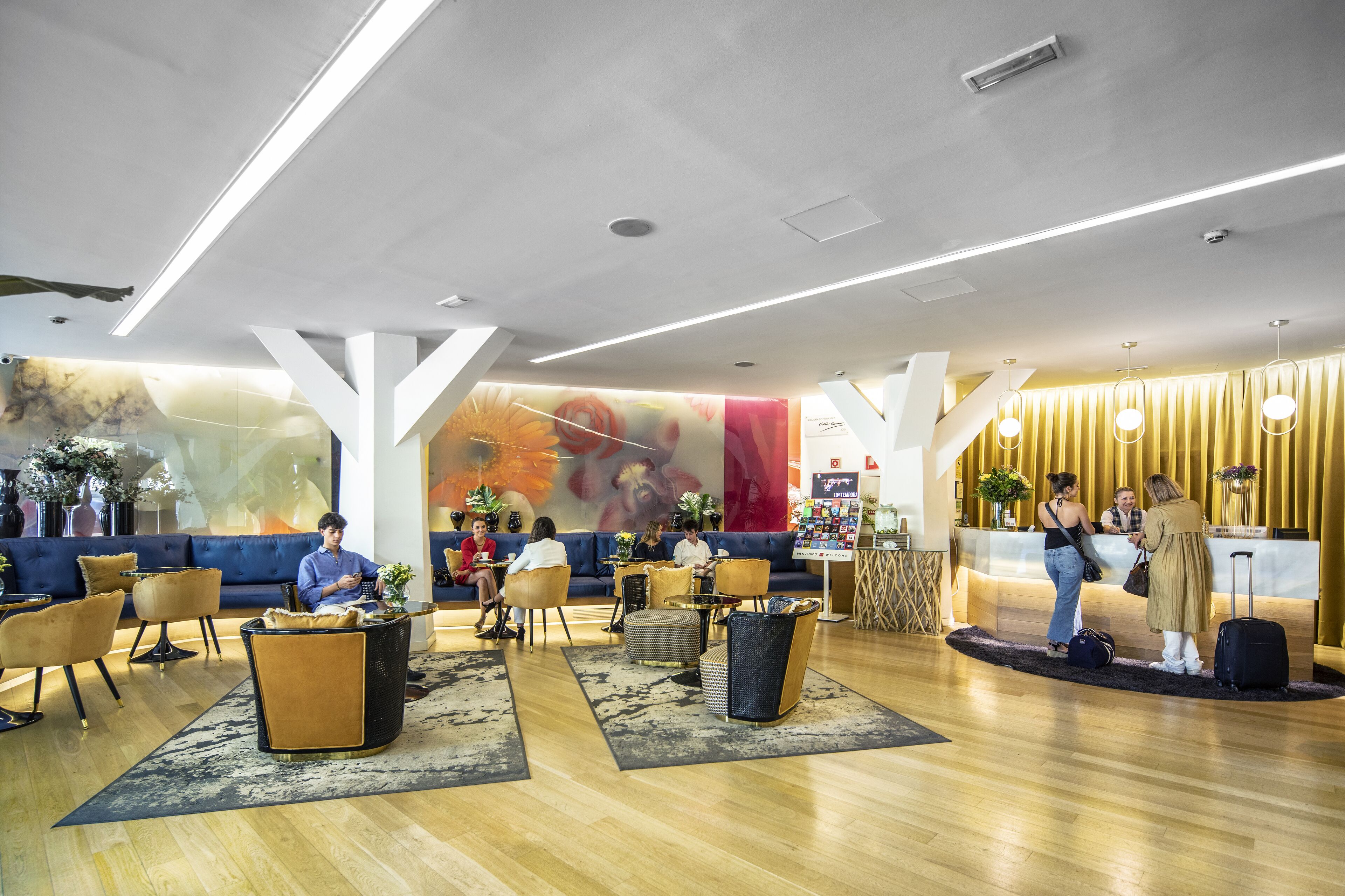 Sala de estar en el lobby