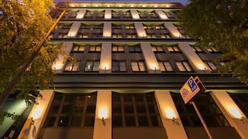 Front of property - evening/night