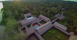 Aerial view - Heliconia Amazon River Lodge (Indiana)