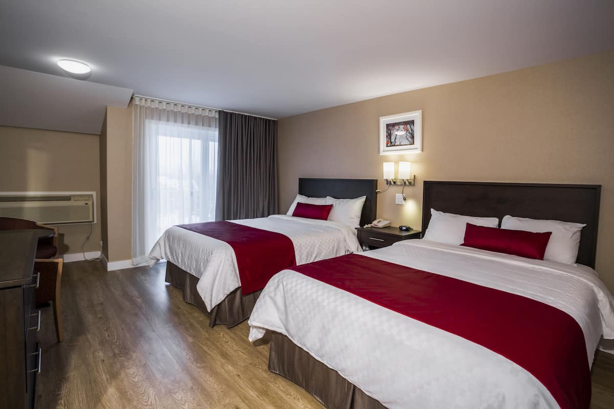 Superior Queen Room - 2 Queen Beds and Wood Floor | Egyptian cotton sheets, premium bedding, pillowtop beds, desk