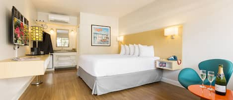 Standard Room, 1 King Bed | Premium bedding, pillowtop beds, individually decorated, desk