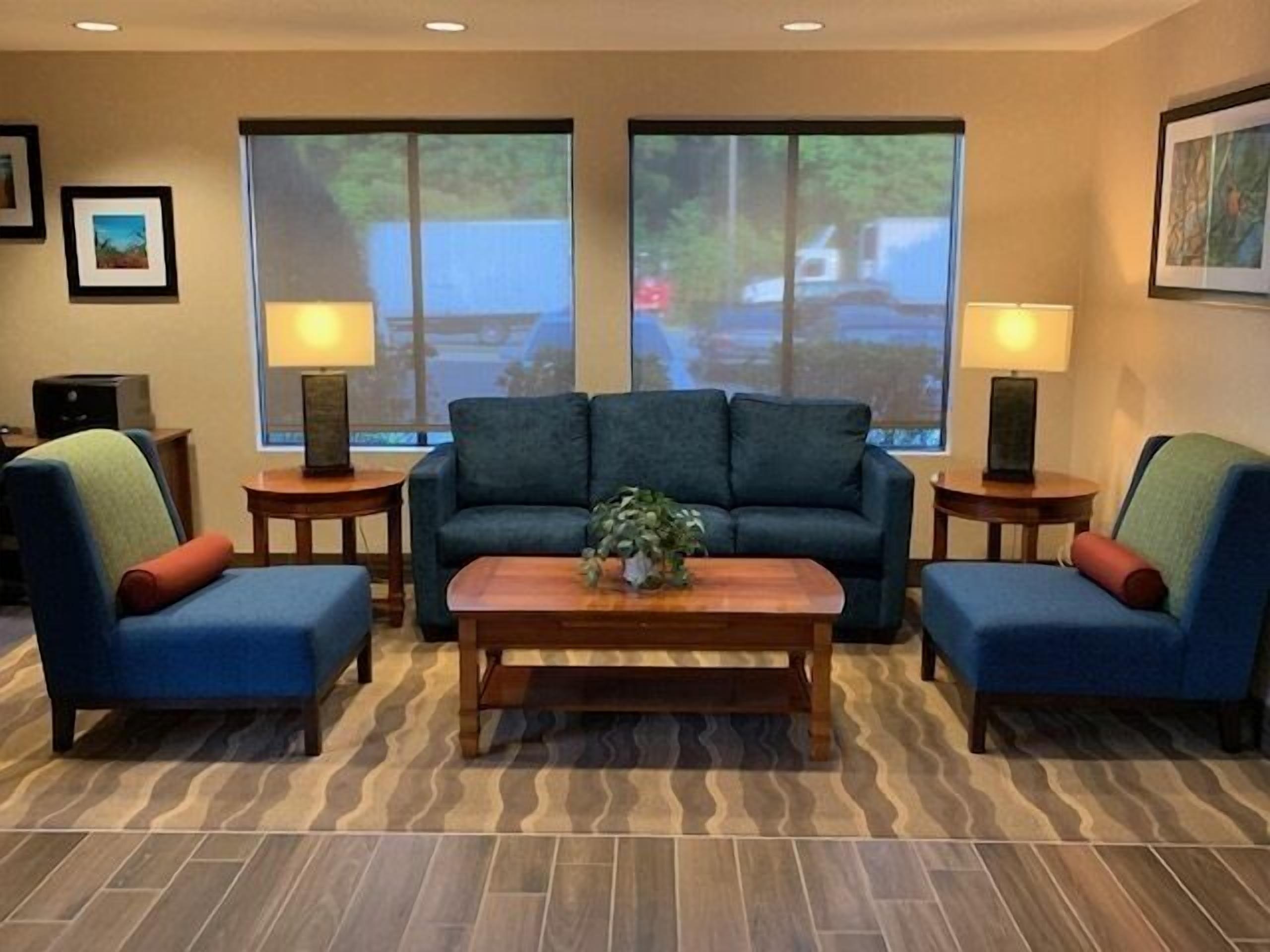 Sala de estar en el lobby