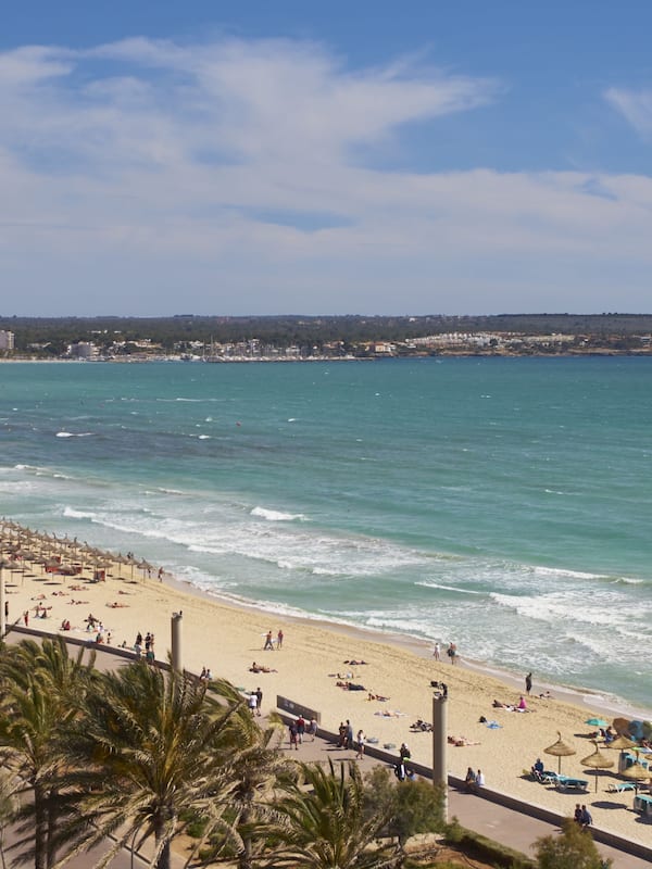 Vista a la playa o al mar