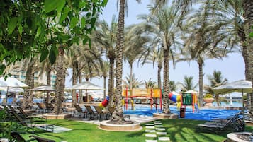 Indoor pool, 2 outdoor pools, cabanas (surcharge), pool umbrellas