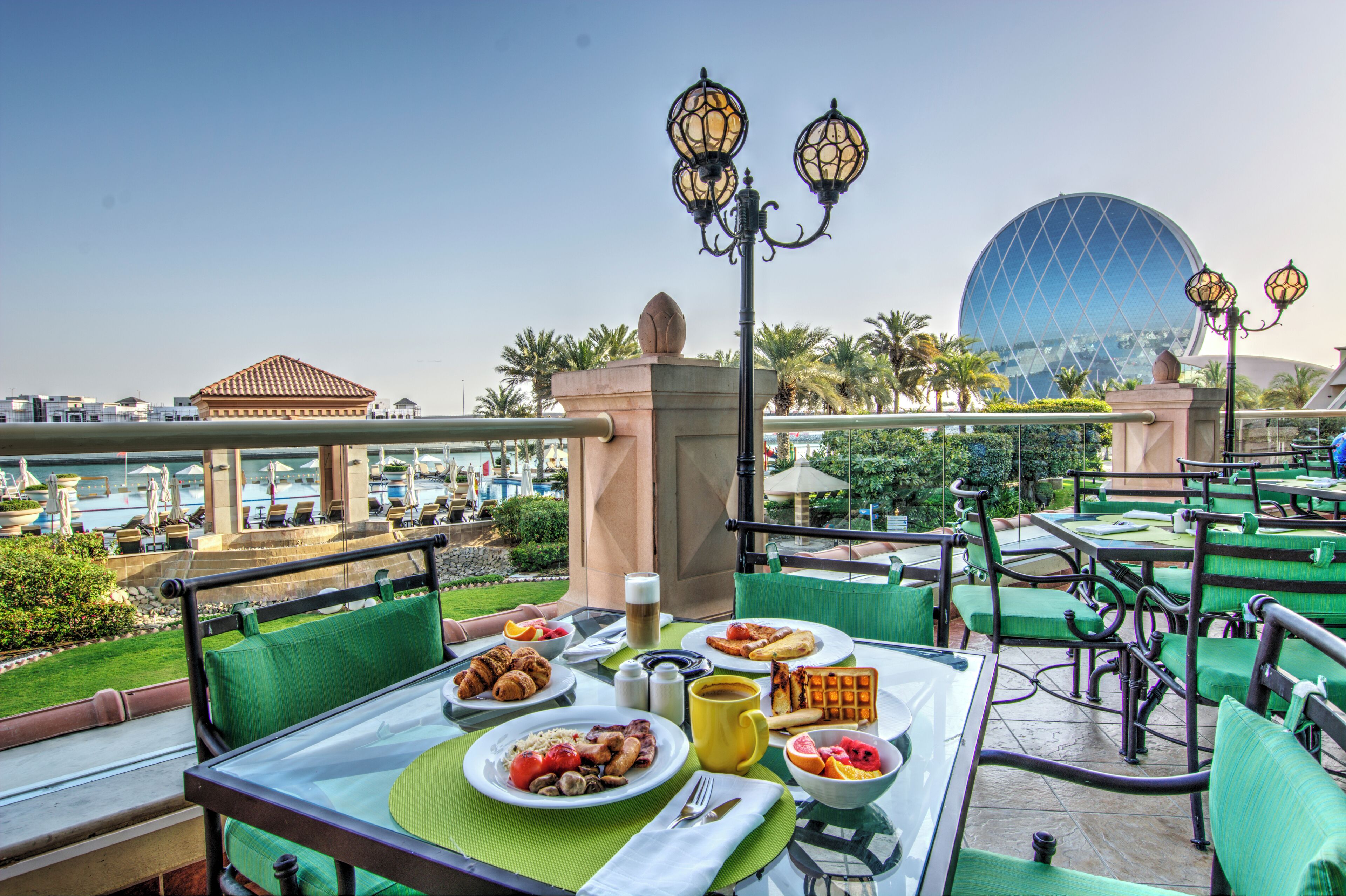 daily full breakfast (aed 125.50 per person)