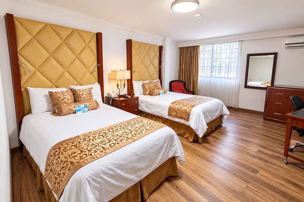 Deluxe Double Room | In-room safe, desk, laptop workspace, blackout drapes