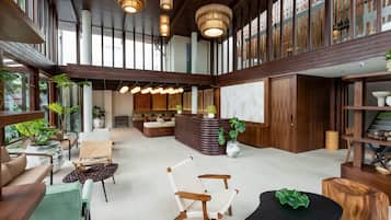 Sala de estar en el lobby