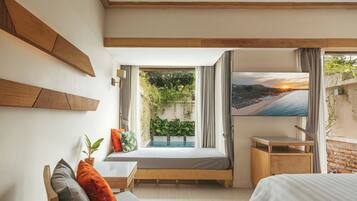 Garden Pool Villa | 1 bedroom, premium bedding, in-room safe, desk