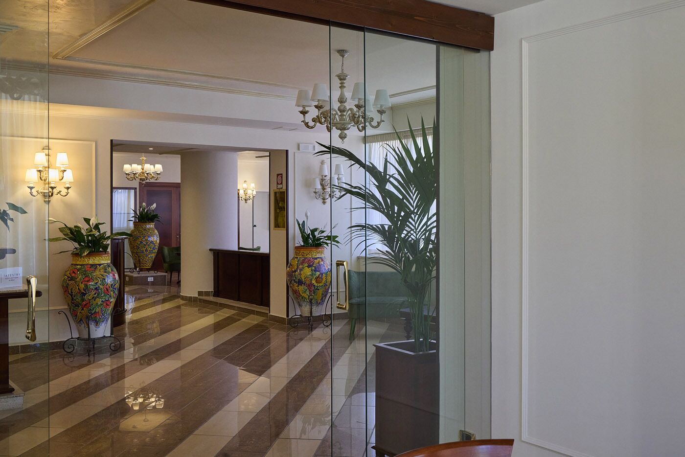 Interior entrance